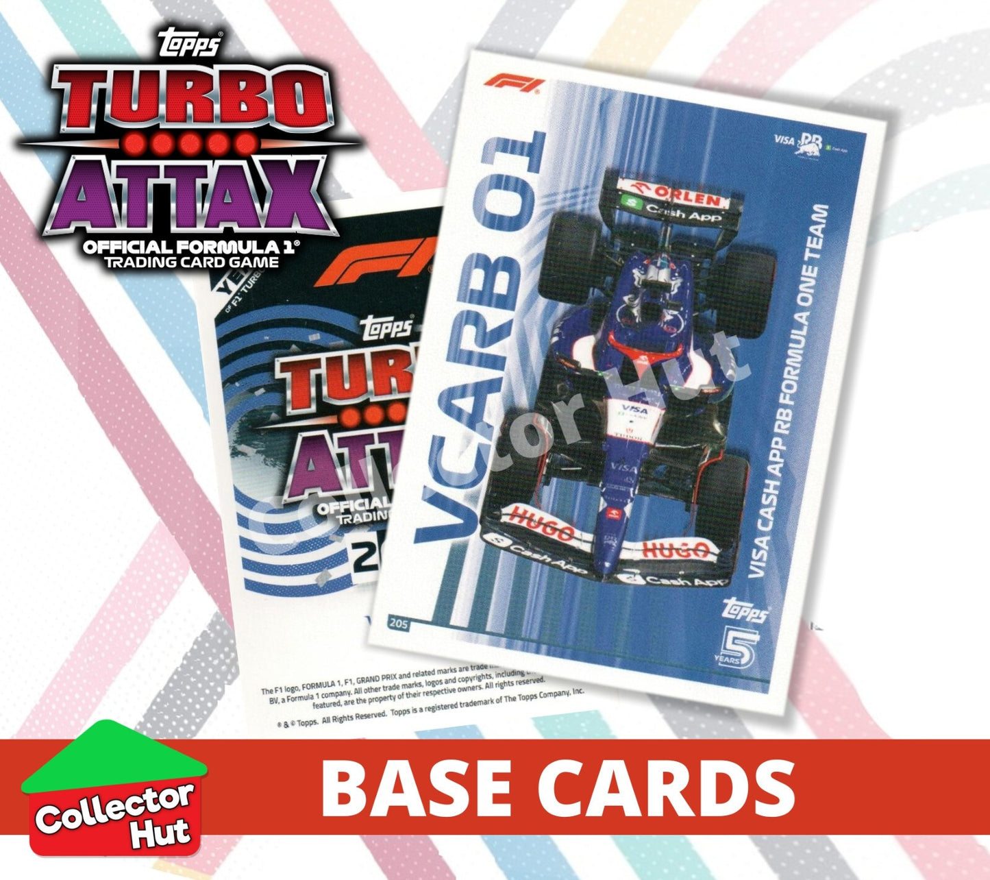 Topps Turbo Attax Formula 1 F1 2024 #167-312 Base Cards YOU CHOOSE