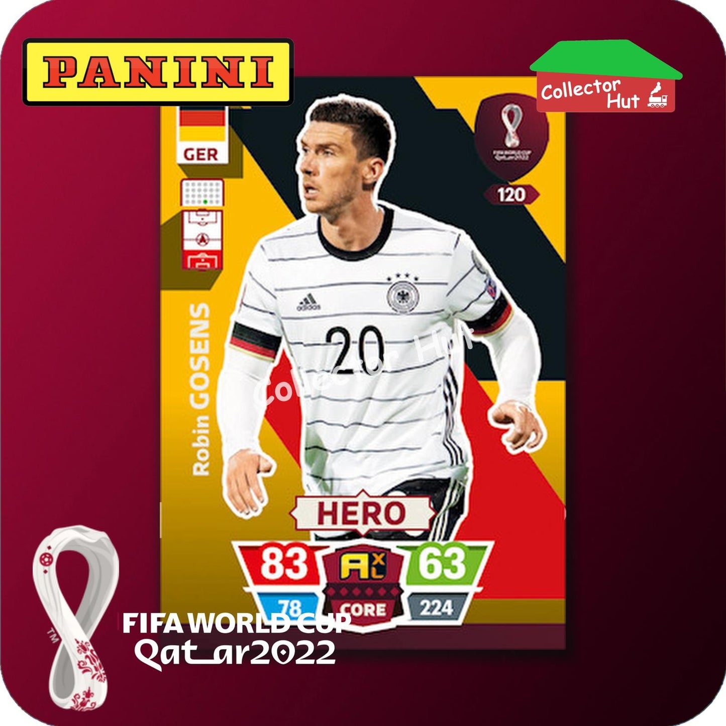Panini Adrenalyn XL Qatar World Cup 2022 Trading Cards BASE SET #28-144