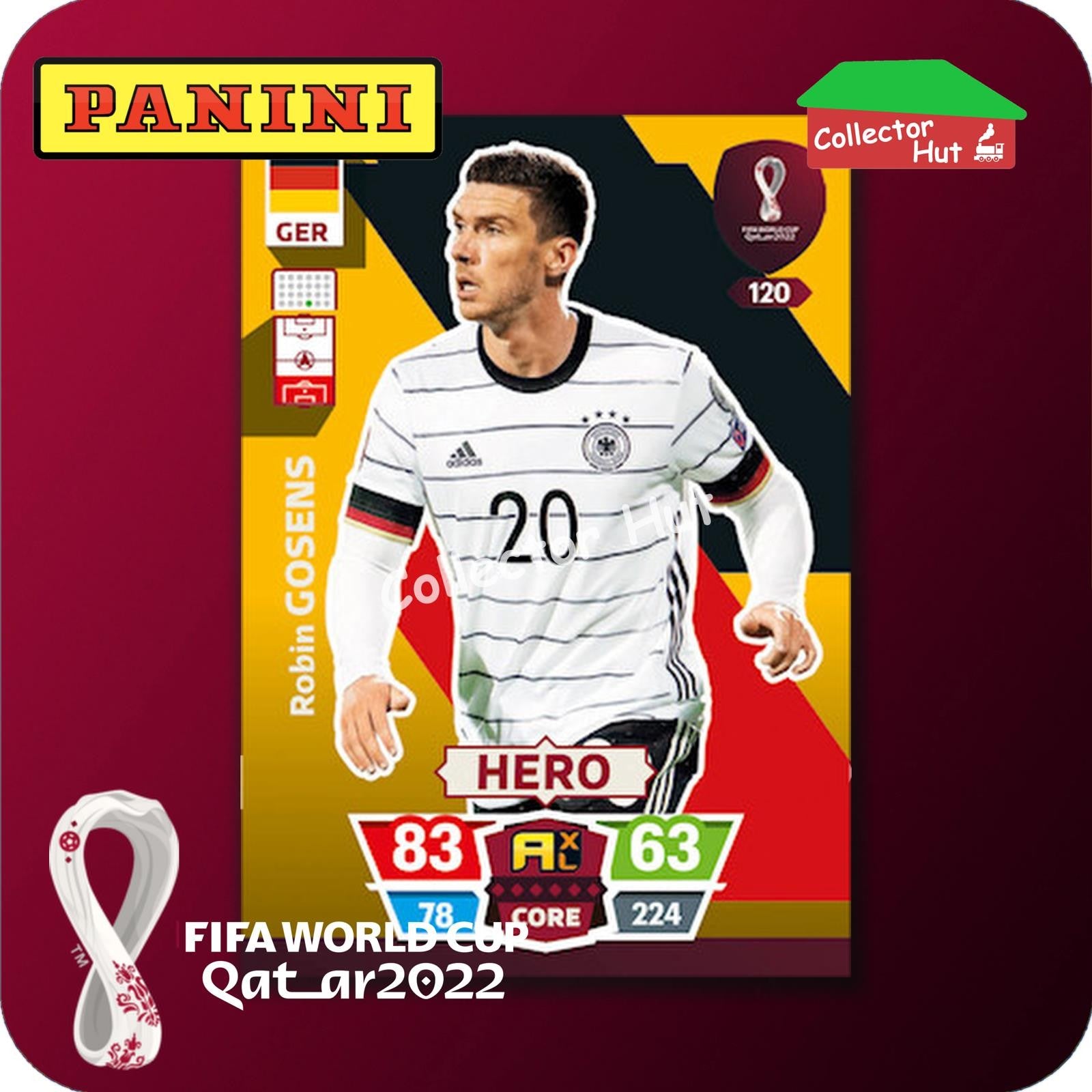 Panini Adrenalyn XL Qatar World Cup 2022 Trading Cards BASE SET #28-144