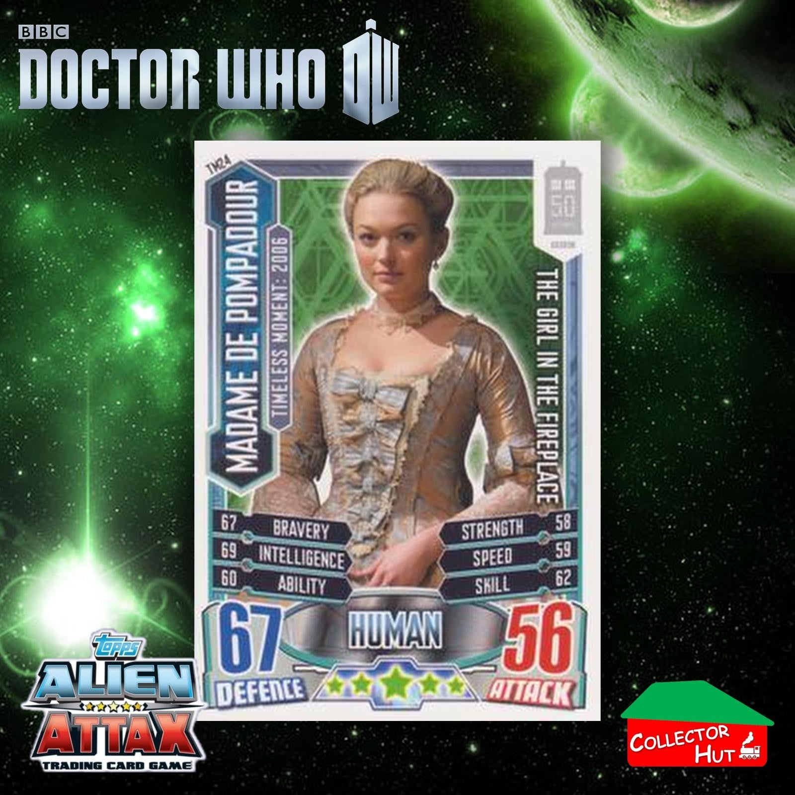 Topps Doctor Who Alien Attax 50th Anniversary Edition Companion Timeless Cards
