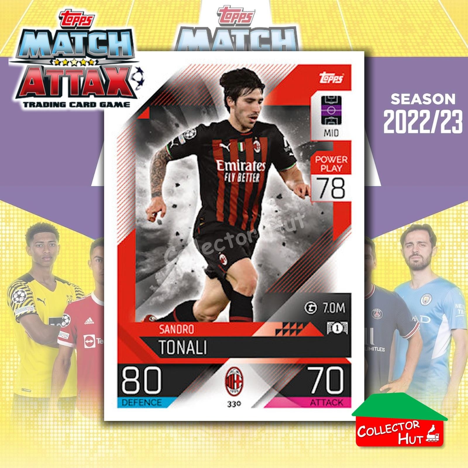 Topps Match Attax Europa Champions League 2022/23 TCG Trading Cards Base 190-387