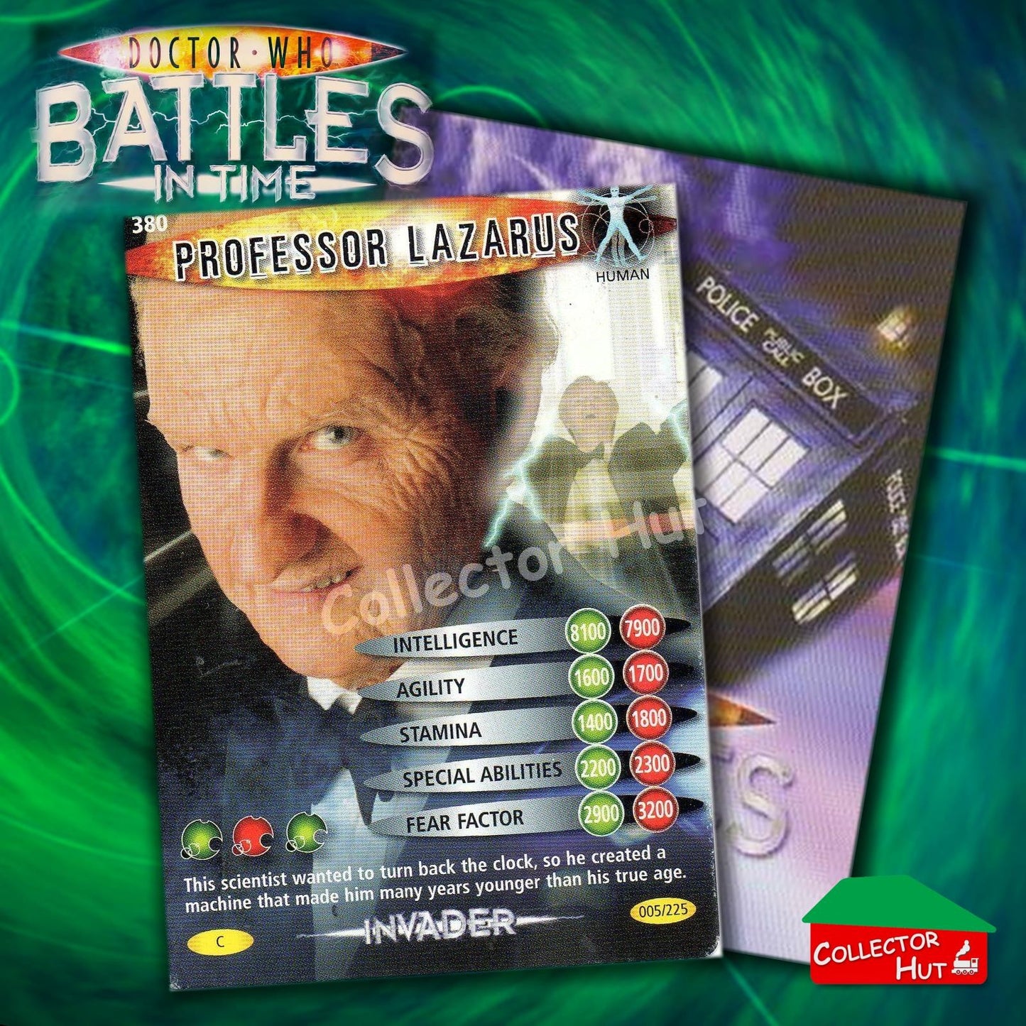 DOCTOR WHO Battles in Time #376-600 INVADER RARE & COMMON CARDS YOU CHOOSE