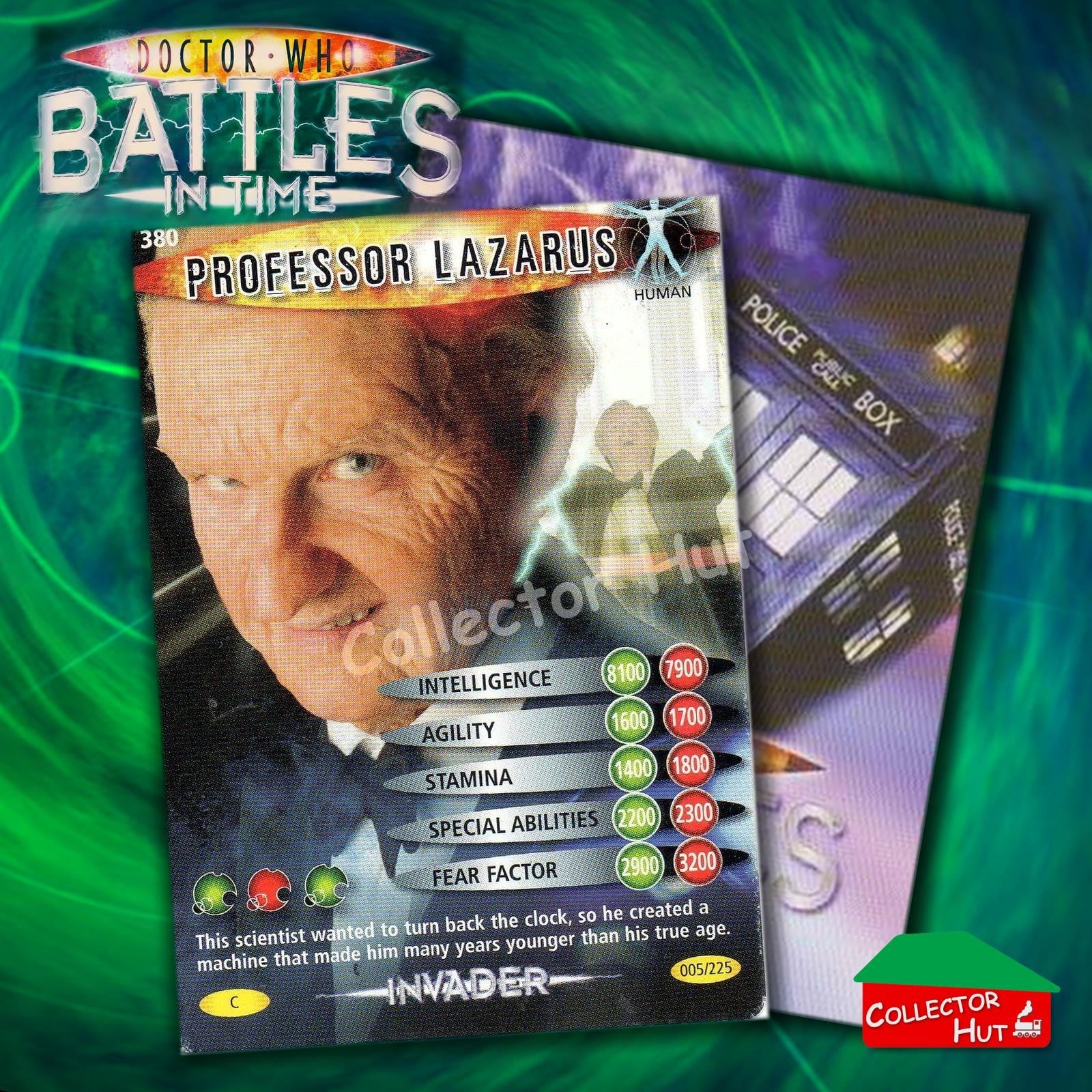 DOCTOR WHO Battles in Time #376-600 INVADER RARE & COMMON CARDS YOU CHOOSE