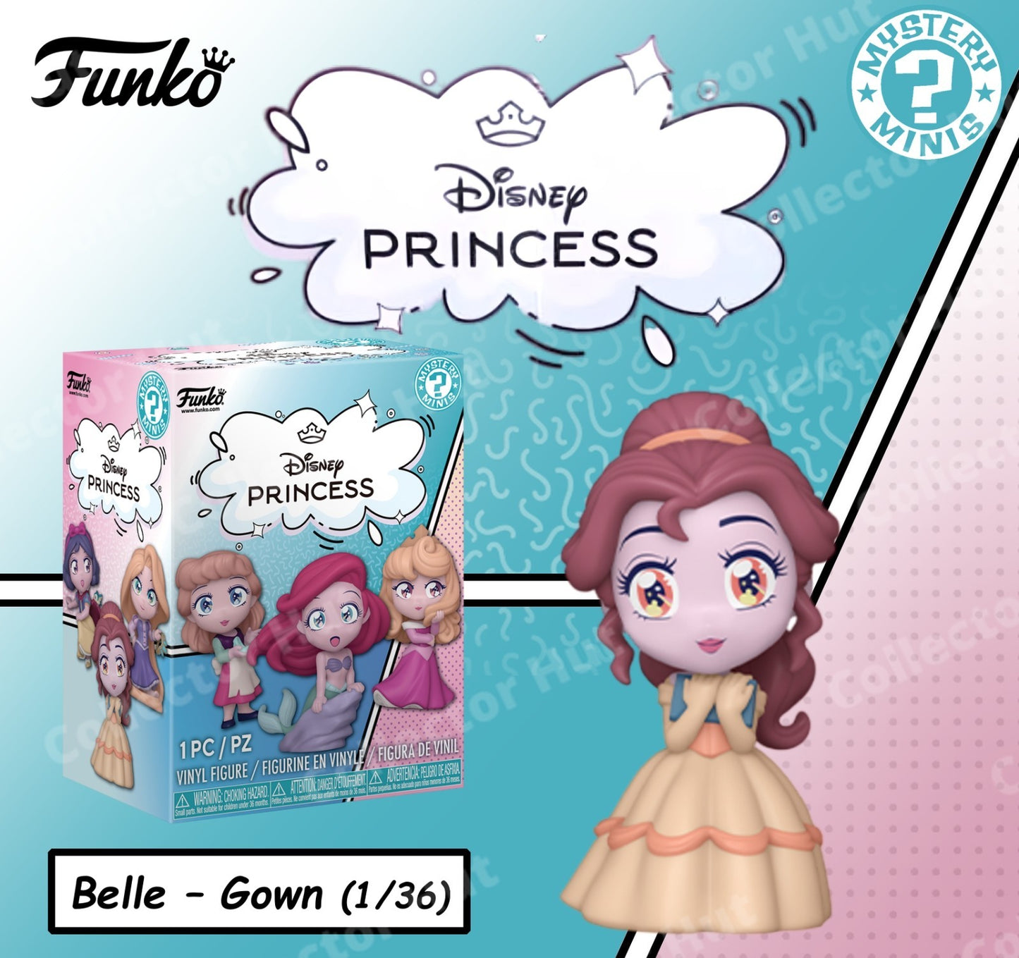 Funko Mystery Minis Disney Princess MANGA Mini Figurines (You Choose)