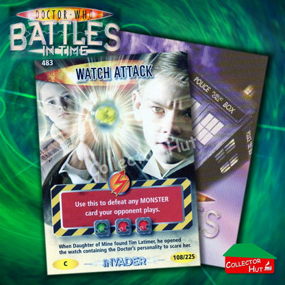 DOCTOR WHO Battles in Time #376-600 INVADER RARE & COMMON CARDS YOU CHOOSE