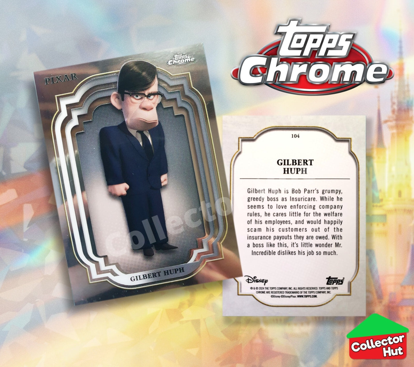 Disney Topps Chrome 2024 Base Cards 1-200 Pick Singles to Complete Your Set