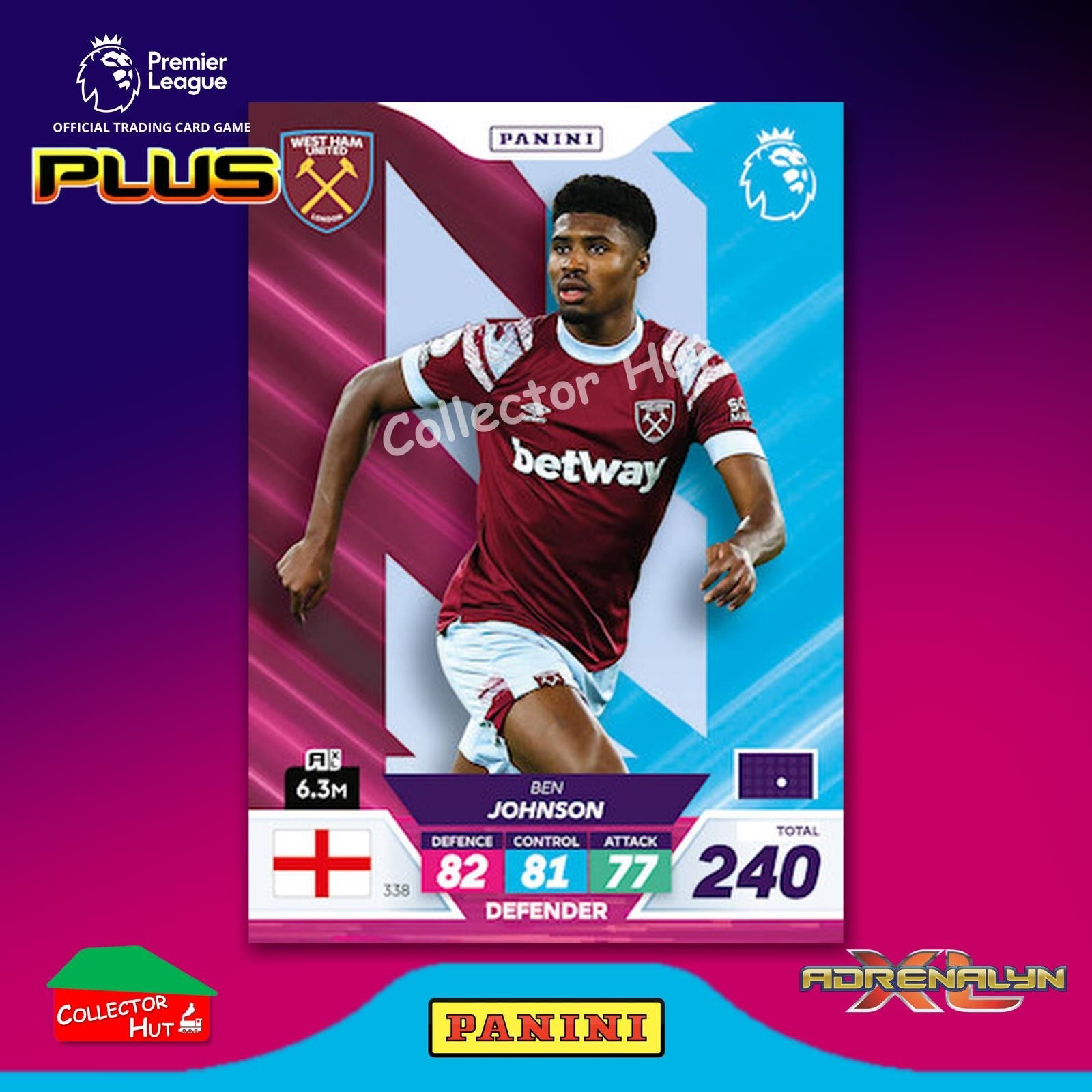 Panini Premier League Adrenalyn XL PLUS 2023 2022/23 Base Cards #190 - #369