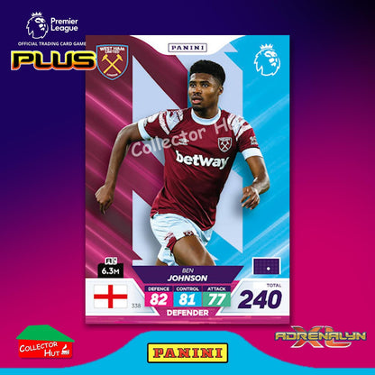 Panini Premier League Adrenalyn XL PLUS 2023 2022/23 Base Cards #190 - #369