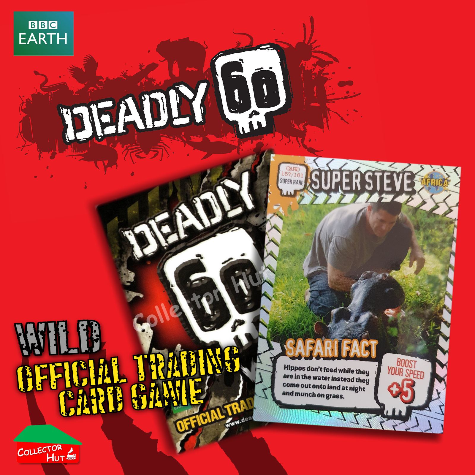 CBBC Deadly 60 Season 1, 2 & Wild FOIL RARE LIMITED Trading Cards