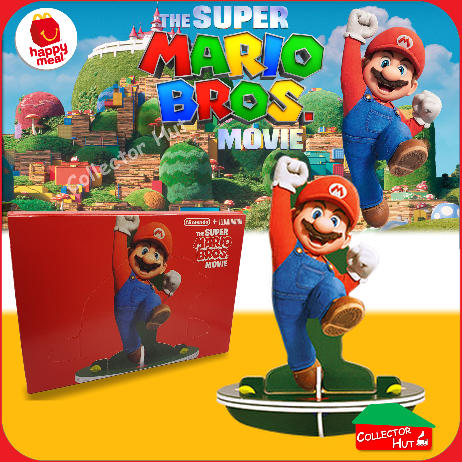 McDonald's Happy Meal Super Mario Bros Movie 2023 3D Build Kits