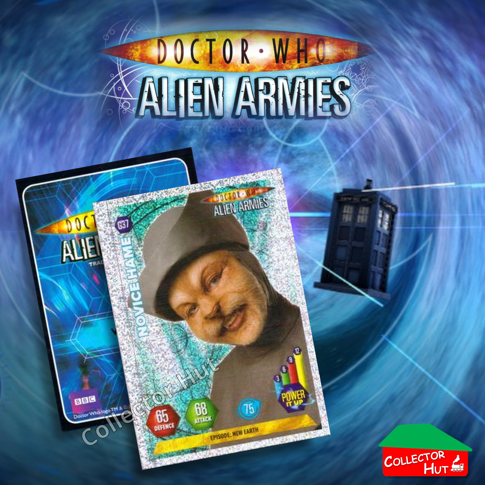 DOCTOR WHO Alien Armies Trading Cards Glitter Super Emboss Foil Cards
