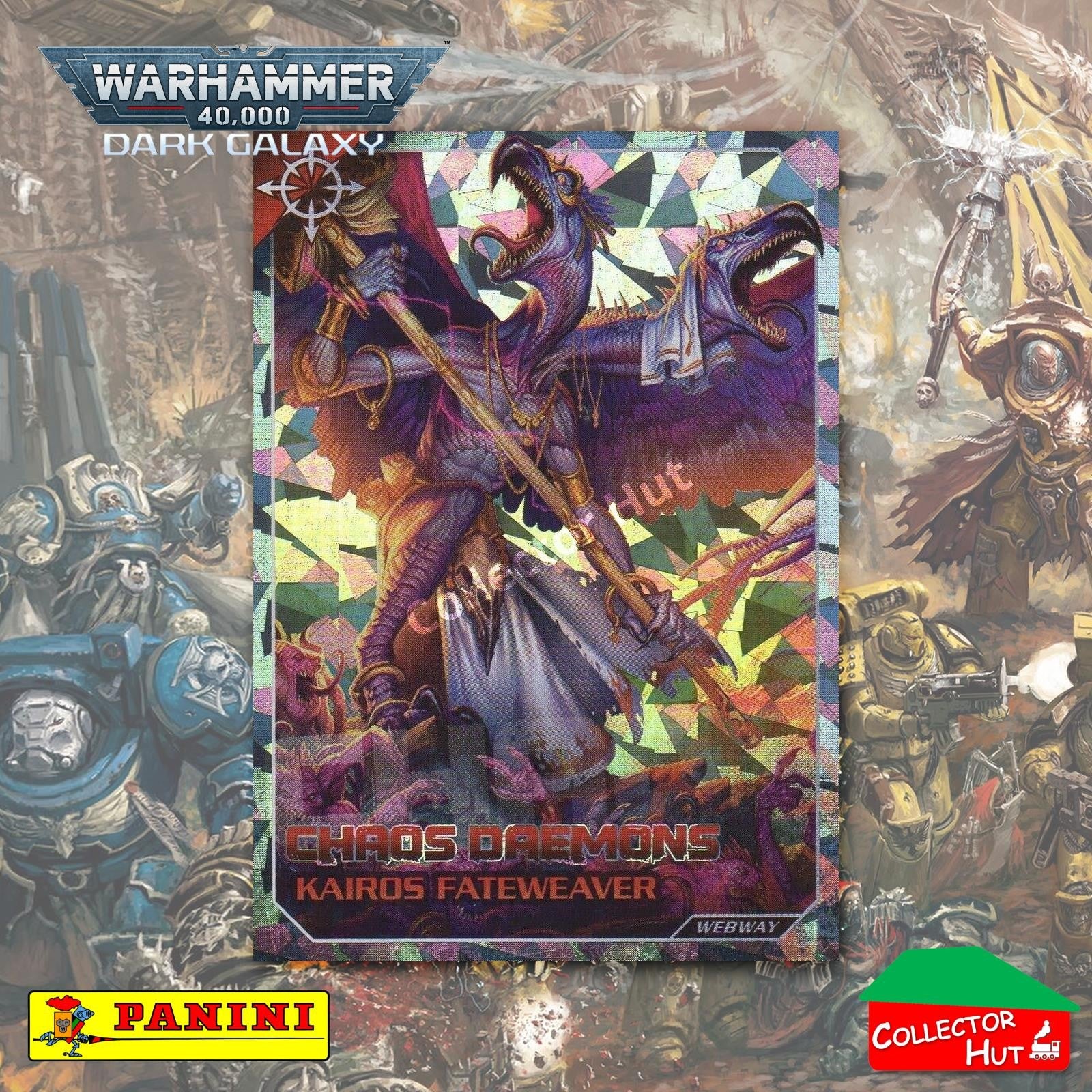 PANINI Warhammer 40,000 Dark Galaxy Webway Inferno Adamantium Limited FOIL Cards