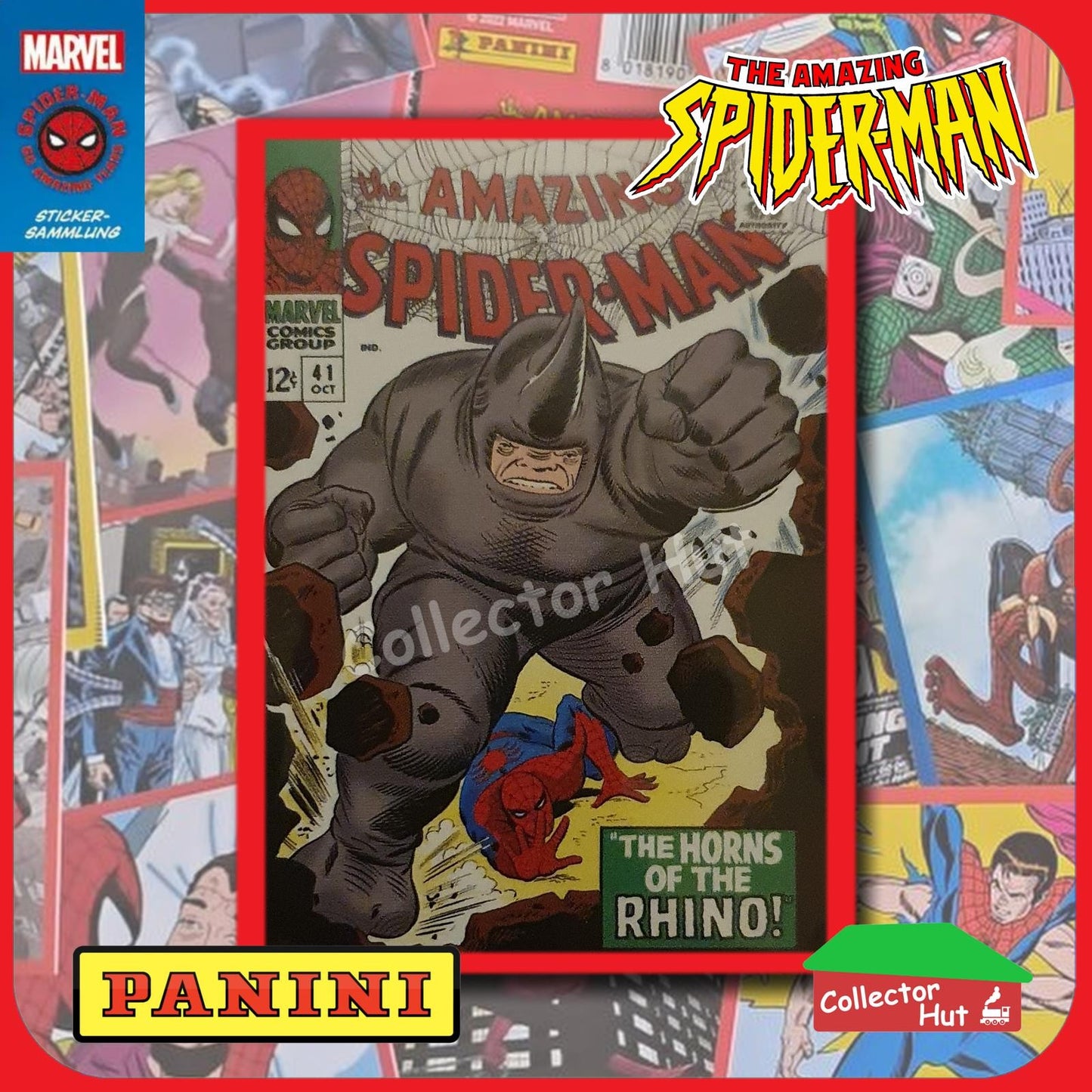 Panini The Amazing Spider-Man 60th Anniversary Sticker Collection Singles