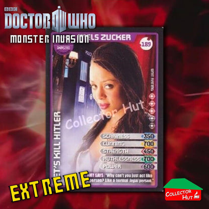 DOCTOR WHO Monster Invasion EXTREME Cards 166-344 New Fresh & Sleeved YOU CHOOSE