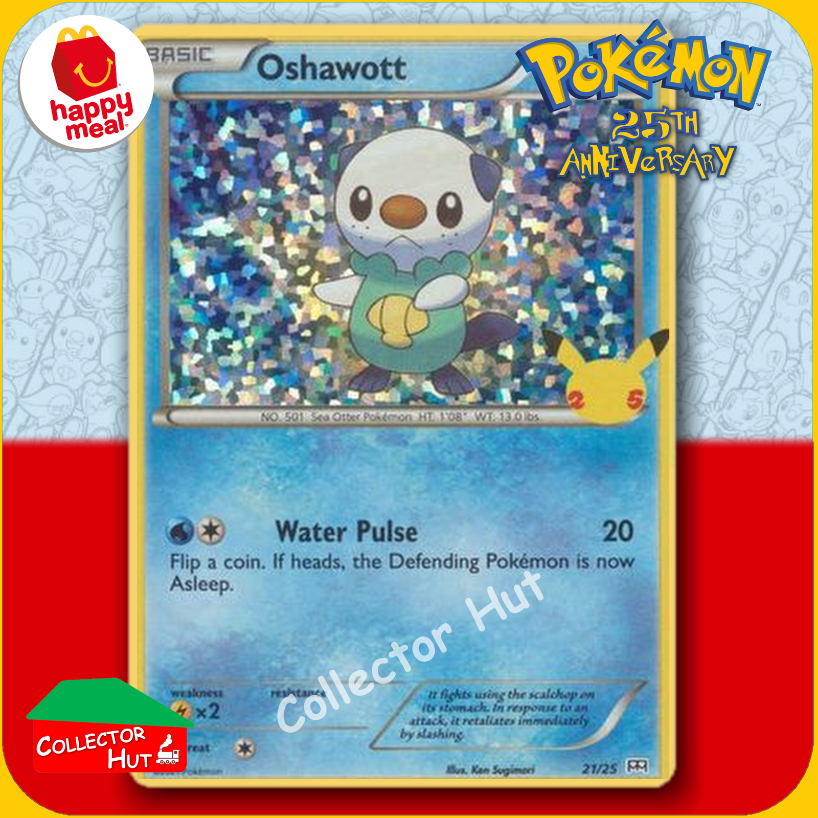 McDonald's Happy Meal 2021 Pokémon 25th Anniversary Trading Cards You Choose