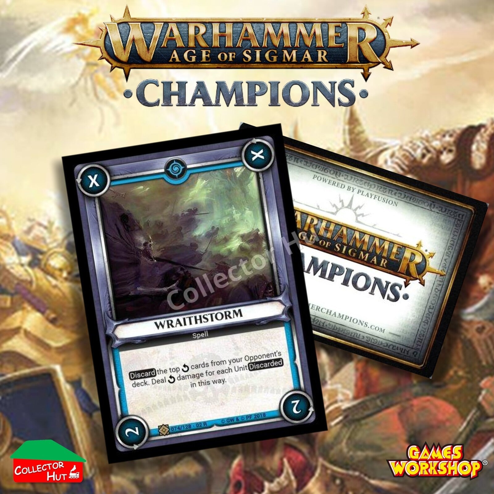 Warhammer Age of Sigmar: Champions Wave 2 ONSLAUGHT Trading Cards CHOOSE SINGLES