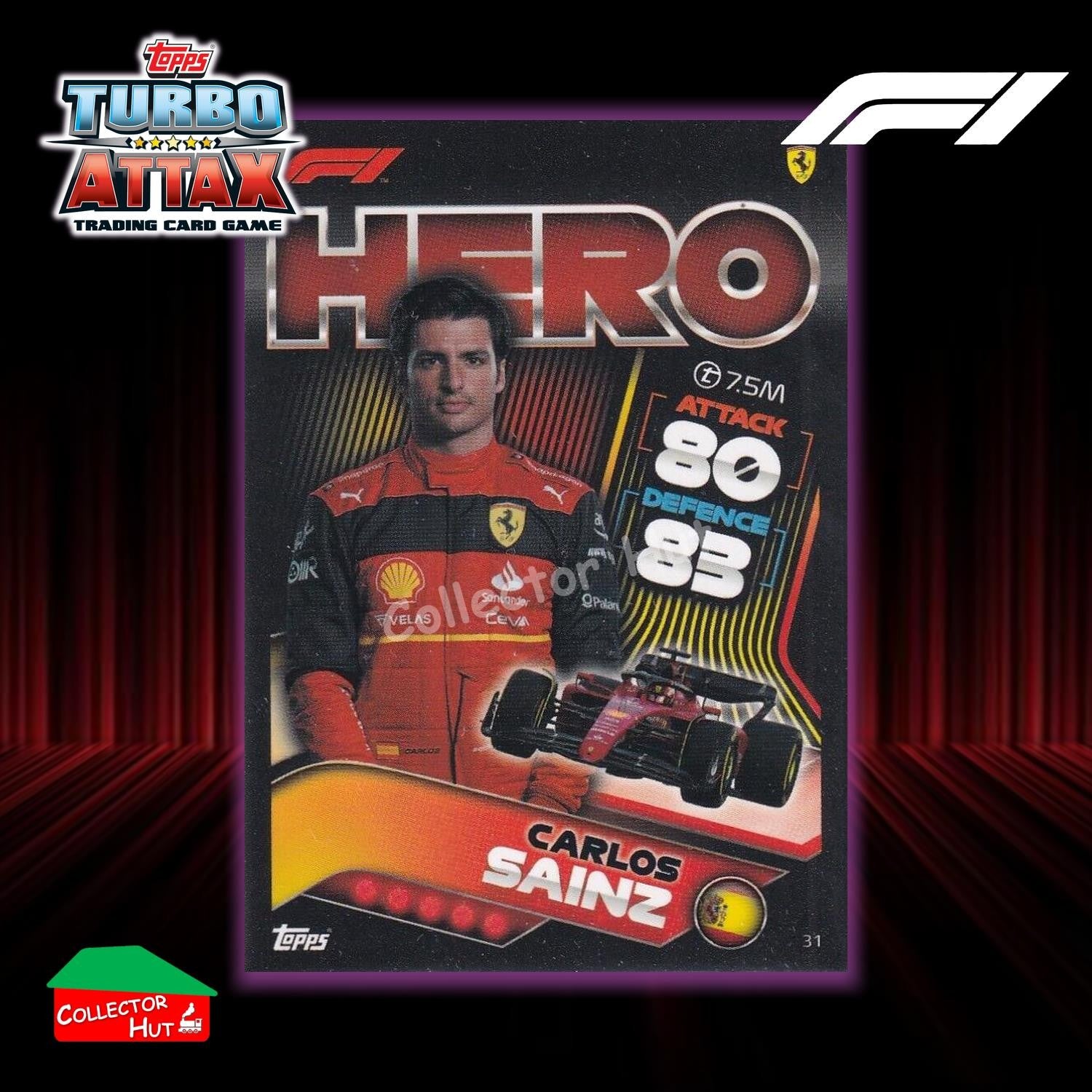 Topps Turbo Attax Formula 1 F1 2022 #1-131 Base Cards YOU CHOOSE