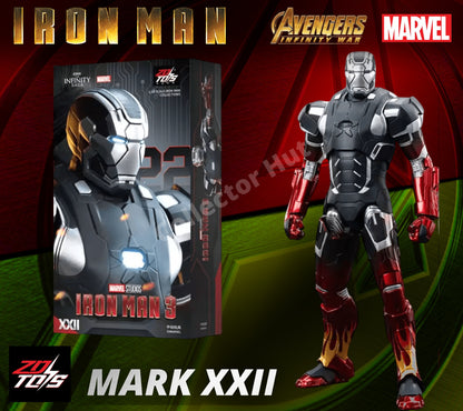 Iron Man Marvel Action Figures 1:10 Scale Avenger Infinity Saga MK 1-85 ZD Toys