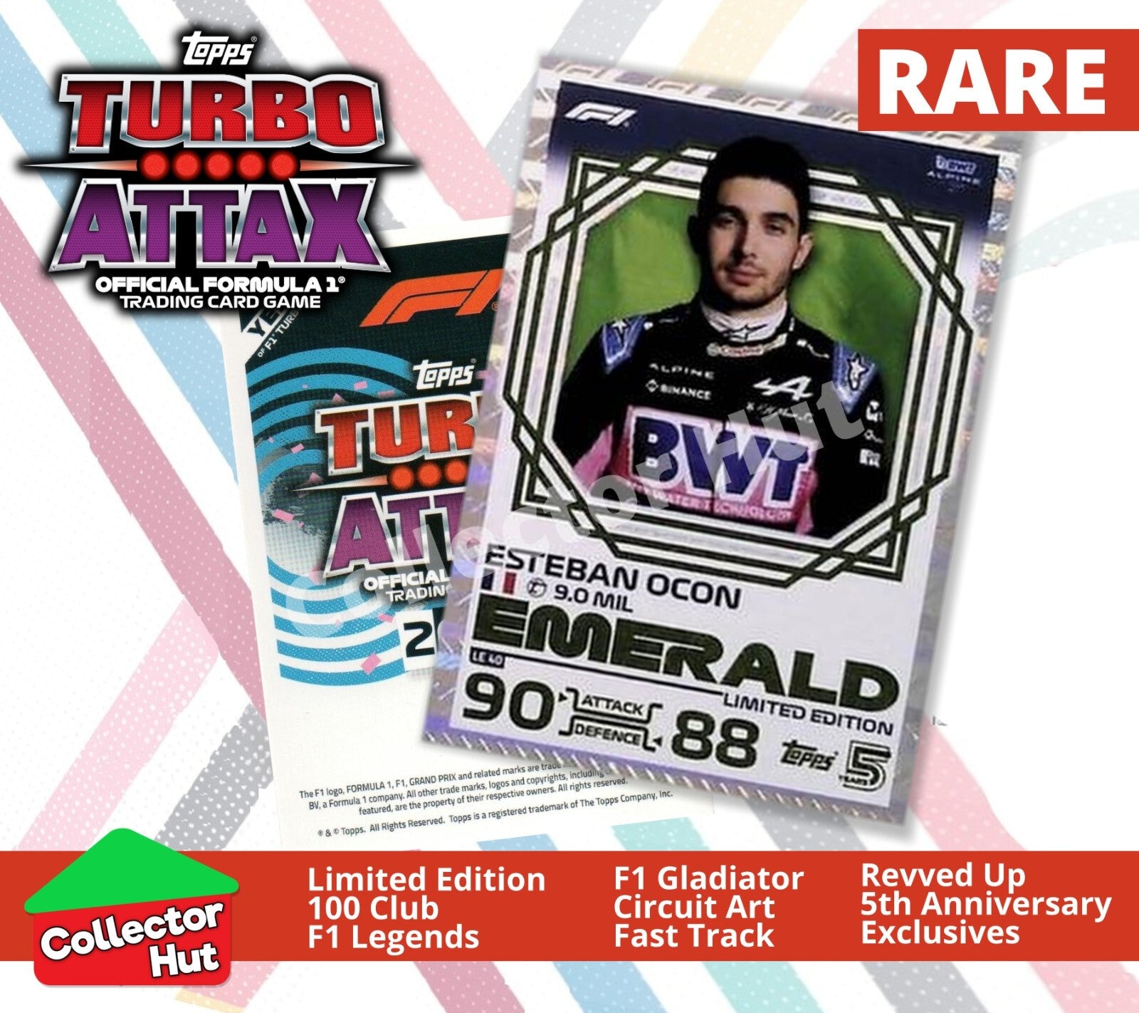 Topps Turbo Attax Formula 1 F1 2024 #313-344 RARE Limited Cards YOU CHOOSE