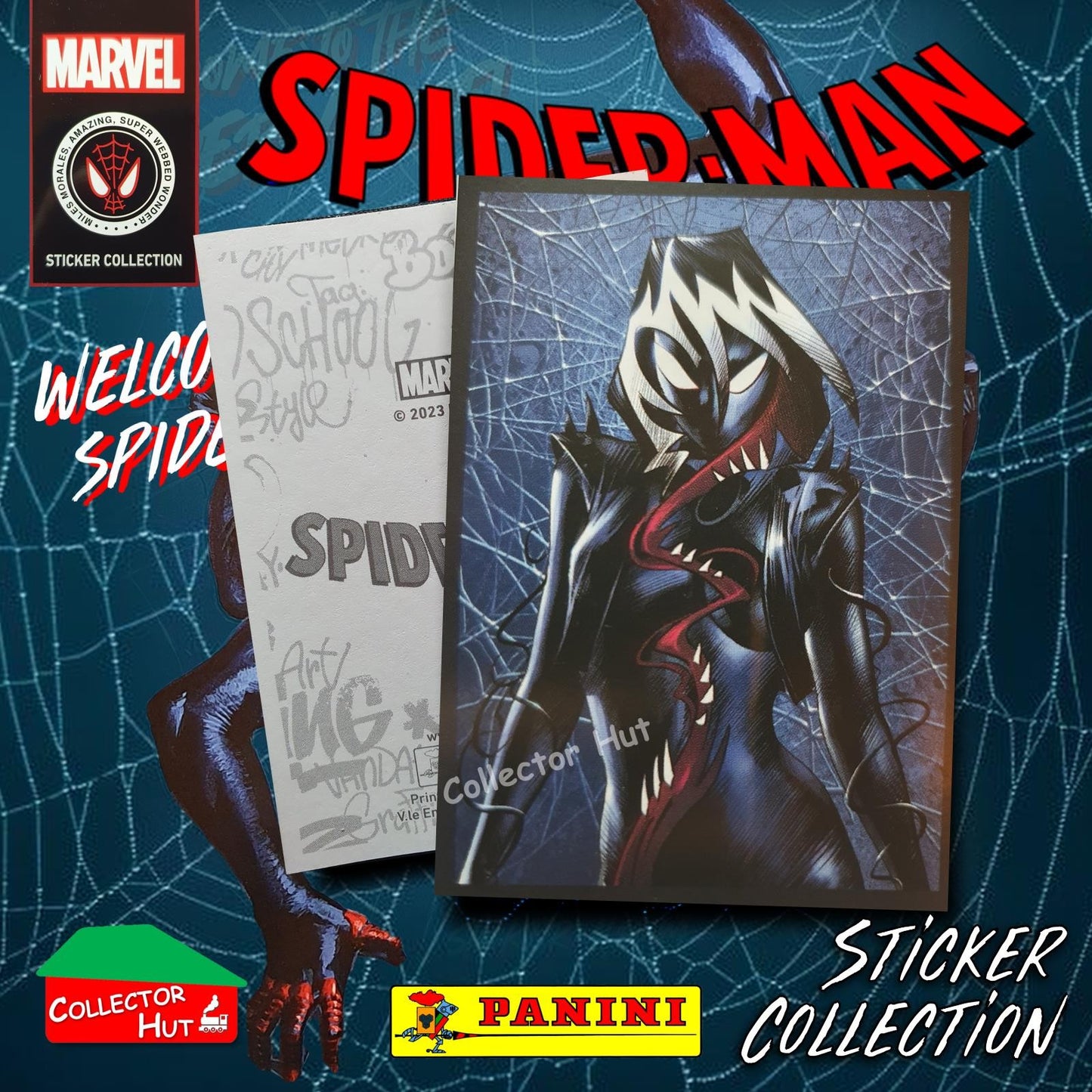 Panini Spider-Man Spider-Verse 2023 Collection Sticker Singles #1-163 & F1-30
