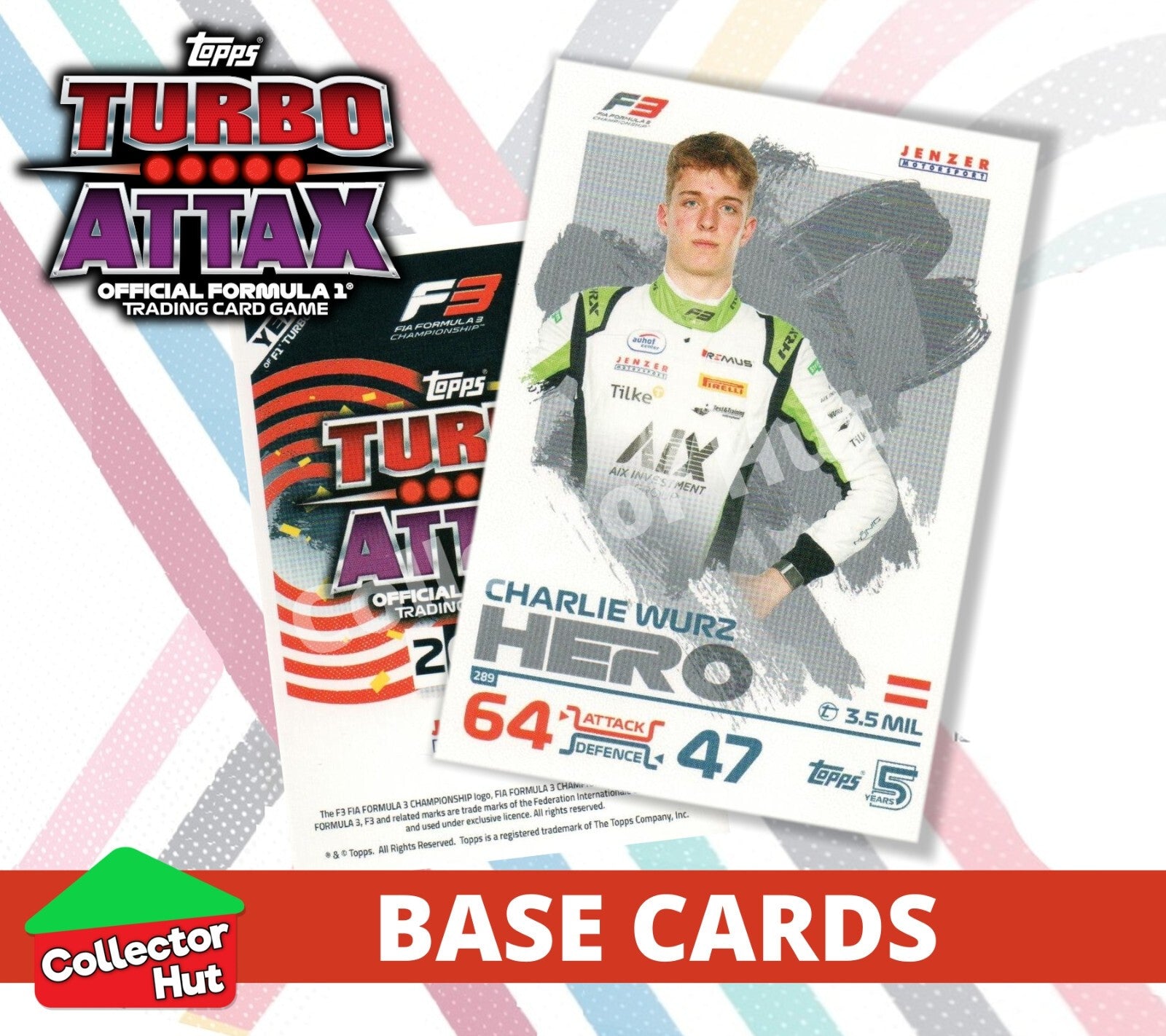 Topps Turbo Attax Formula 1 F1 2024 #167-312 Base Cards YOU CHOOSE