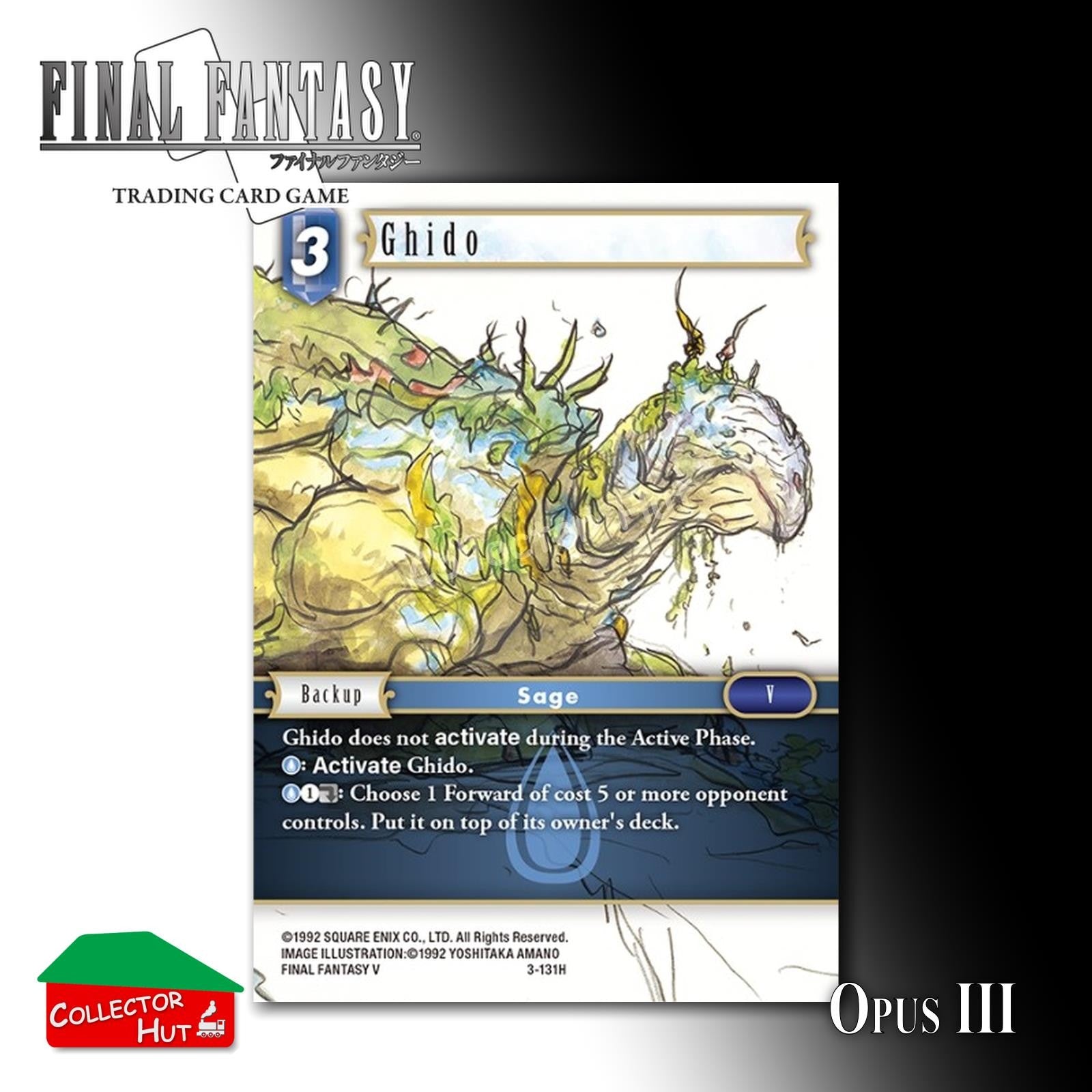 Final Fantasy Trading Card Game OPUS III 3 Singles You Choose