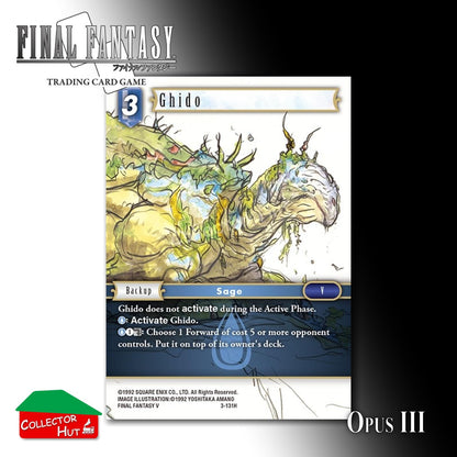 Final Fantasy Trading Card Game OPUS III 3 Singles You Choose