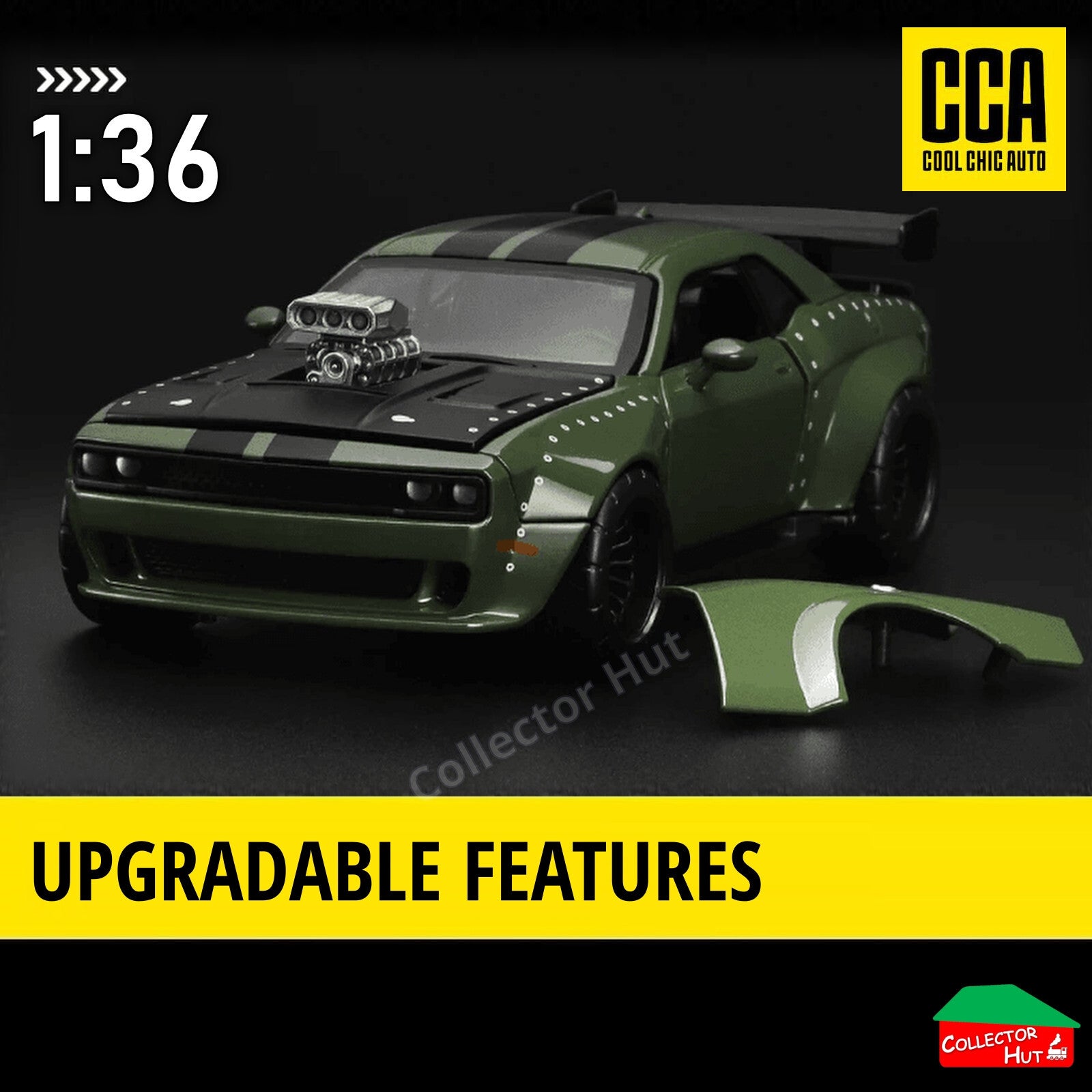 Dodge Challenger SRT Jailbreak 1:36 Scale Official Die Cast Model Kit CCA