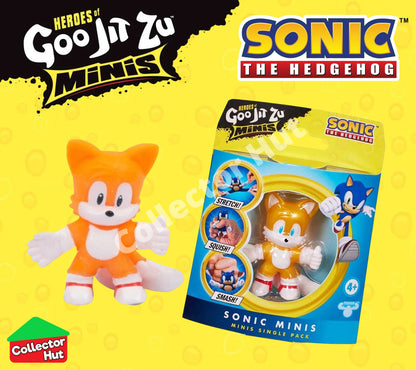 Heroes of Goo Jit Zu Sonic the Hedgehog Minis Stretchy Sensory Toys to Collect!