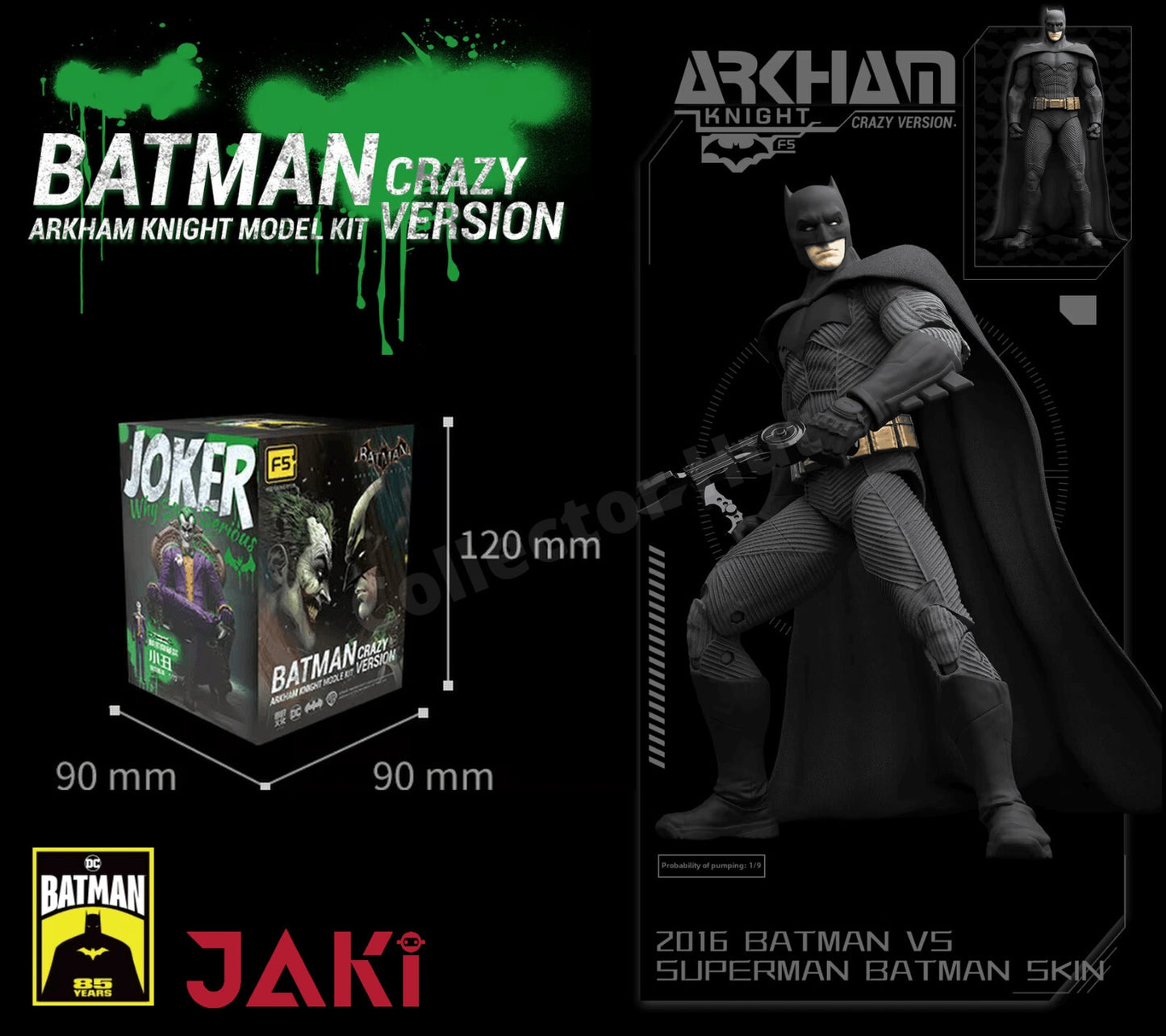 Batman Arkham Knight Model Kits 3.75" F5 Jaki
