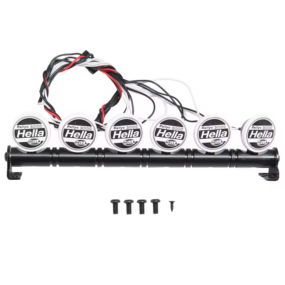 RC Truck Roof Grill LED Fog Lamp Upgrade Sets x4 x5 x6
