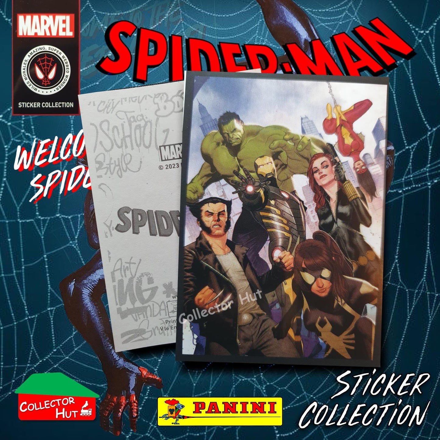 Panini Spider-Man Spider-Verse 2023 Collection Sticker Singles #1-163 & F1-30