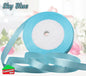 Satin Ribbon Roll Double Sided 23m Various Colours Sizes 10mm 15mm Widths