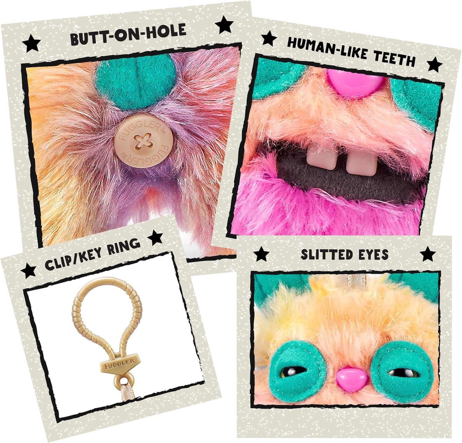 Fugglers 5" Keyrings Series 4 Pick a Character!