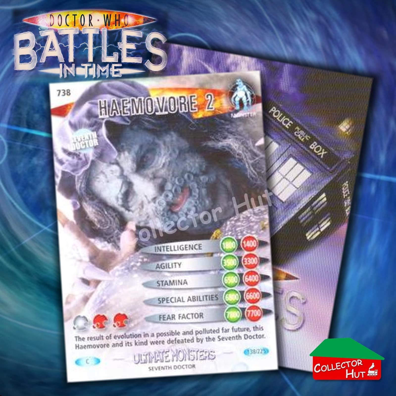 DOCTOR WHO Battles in Time #601-825 ULTIMATE MONSTERS RARE & COMMON Cards