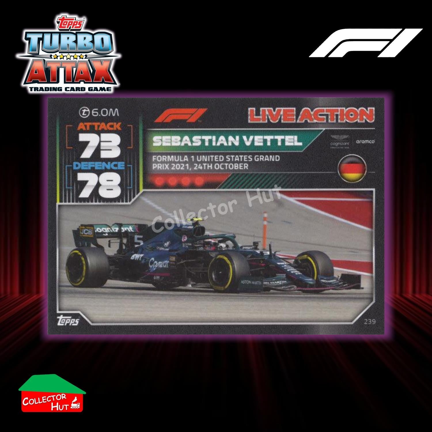 Topps Turbo Attax Formula 1 F1 2022 #136-279 Base Cards YOU CHOOSE