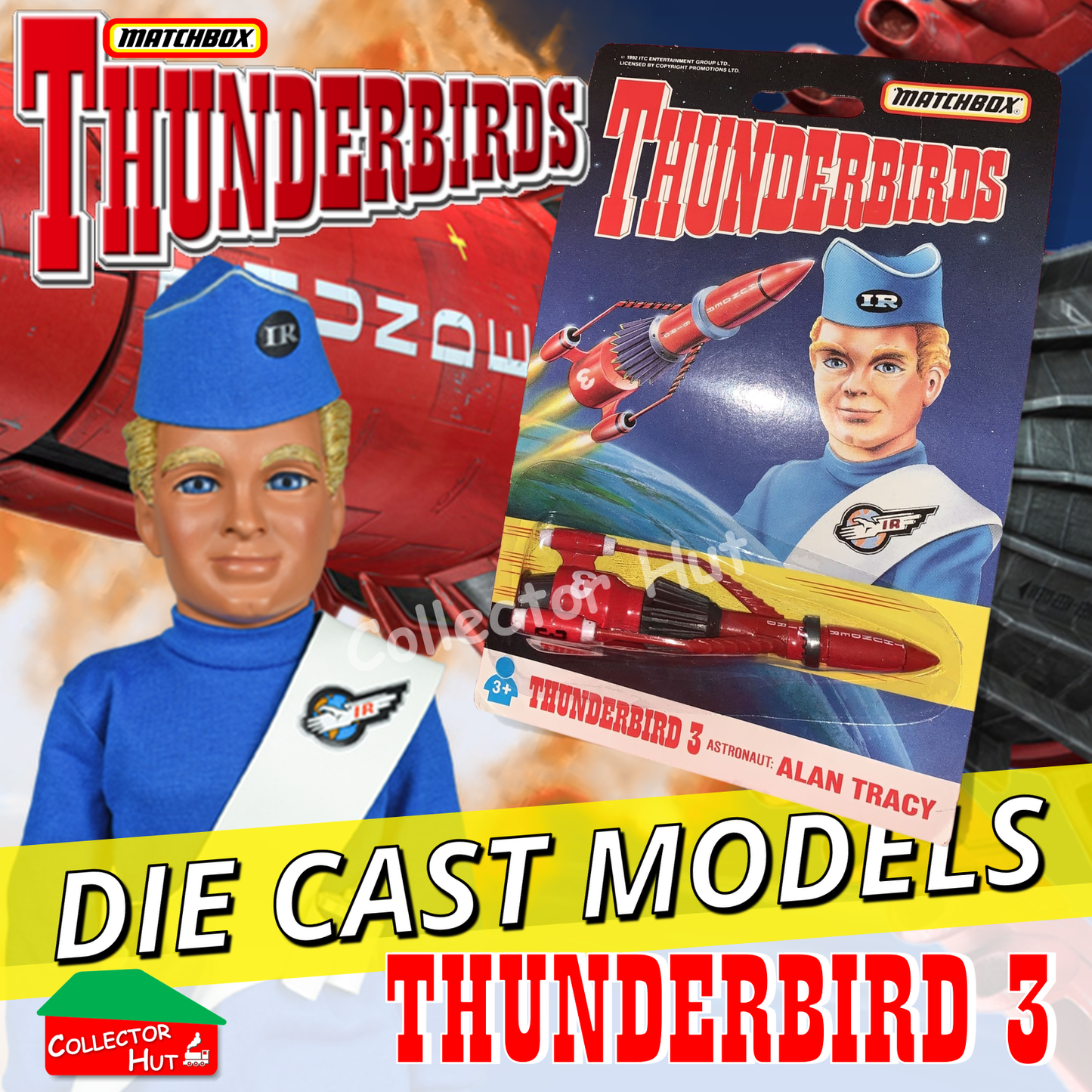 Gerry Anderson Thunderbirds Matchbox Die Cast Models & Action Figures SEALED