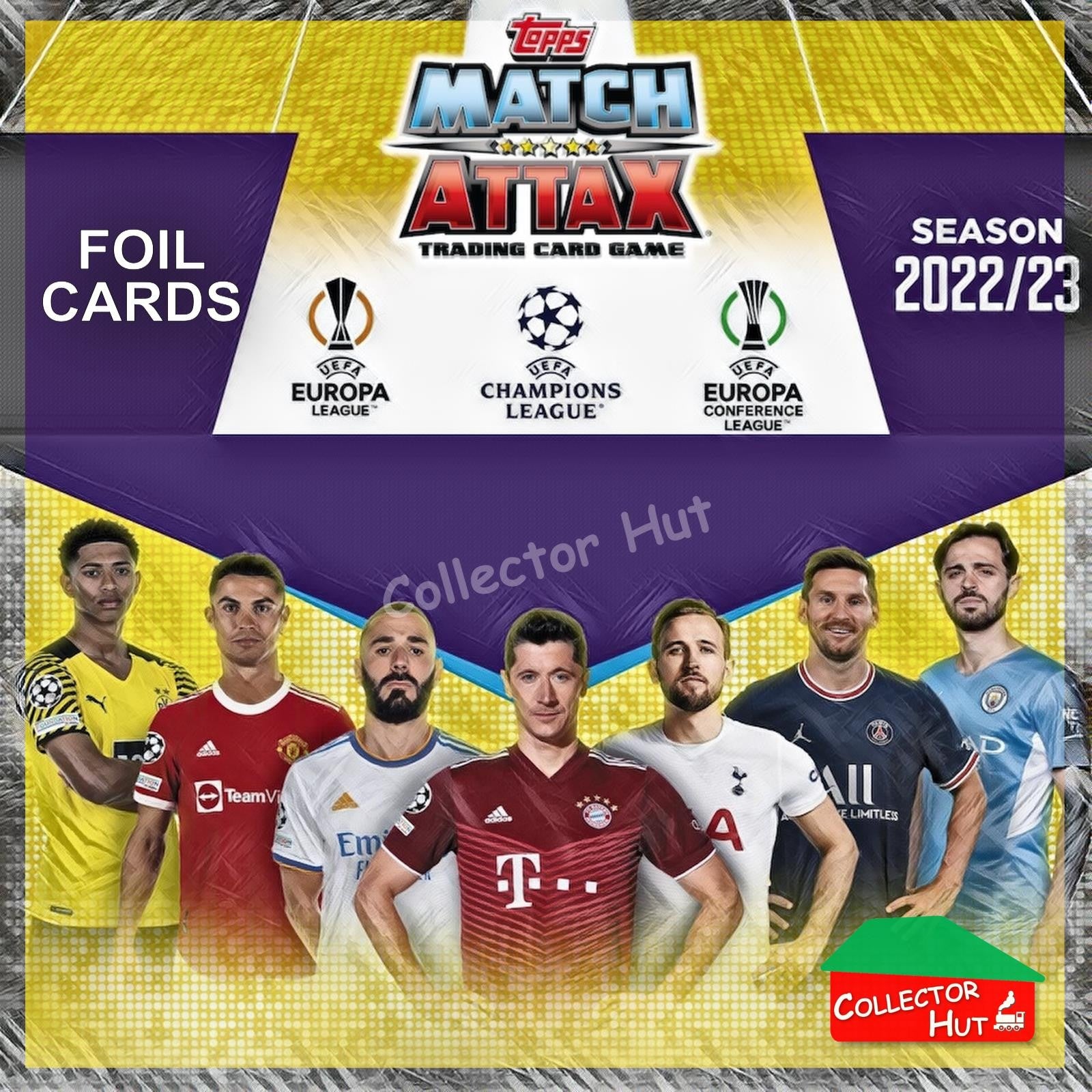 Topps Match Attax EuropA Champions League 2022/23 FOIL LEGEND LIMITED CARDS