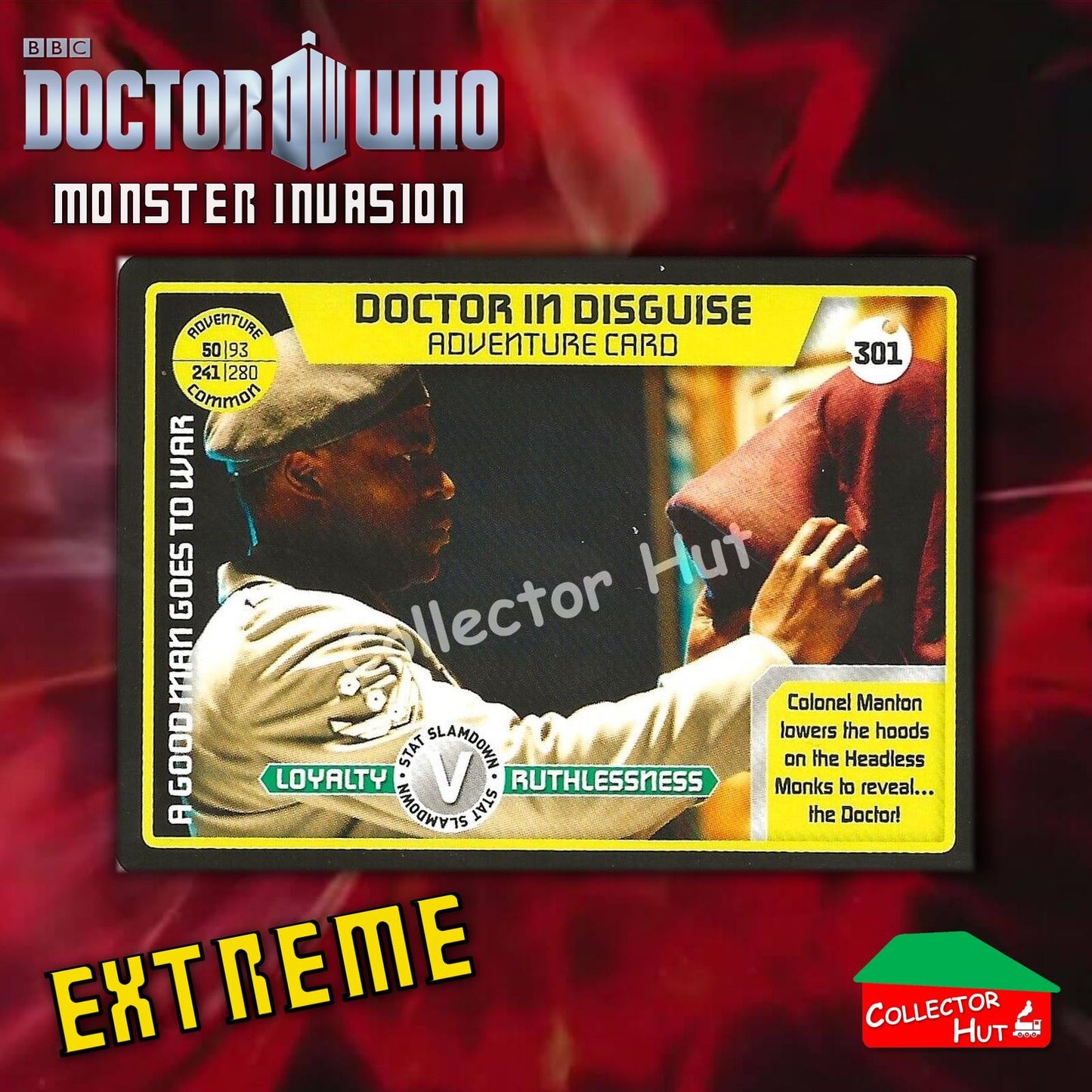 DOCTOR WHO Monster Invasion EXTREME Cards 166-344 New Fresh & Sleeved YOU CHOOSE