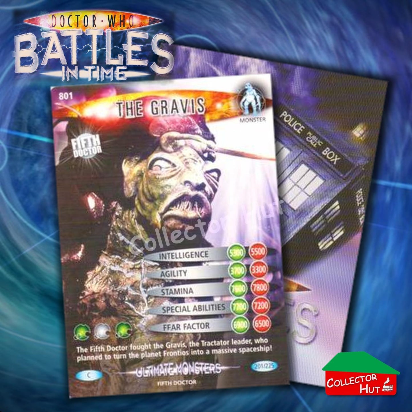 DOCTOR WHO Battles in Time #601-825 ULTIMATE MONSTERS RARE & COMMON Cards