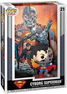 Funko POP Comic Cover DC Cyborg Superman DC Comics Collectable OUT OF PRODUCTION