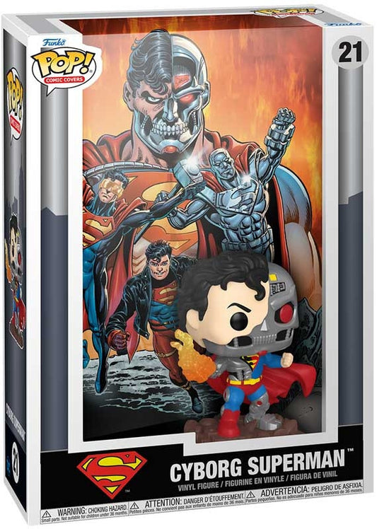 Funko POP Comic Cover DC Cyborg Superman DC Comics Collectable OUT OF PRODUCTION