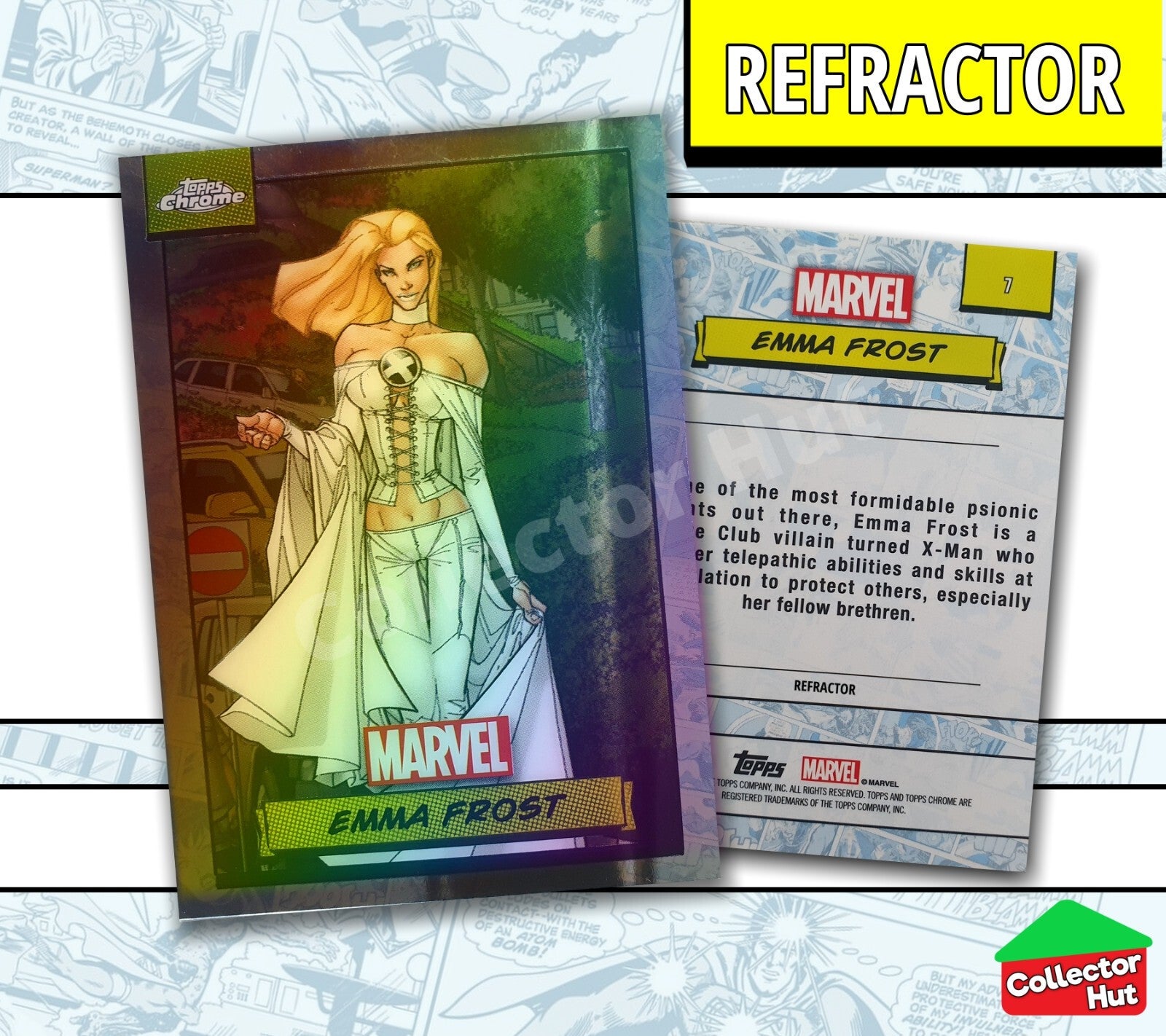 Marvel Topps Chrome 2024 REFRACTOR Card Collection YOU CHOOSE