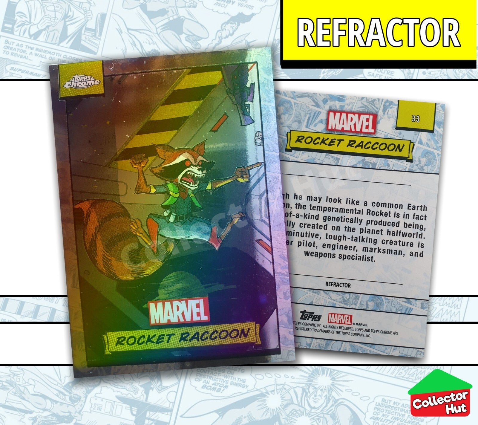Marvel Topps Chrome 2024 REFRACTOR Card Collection YOU CHOOSE