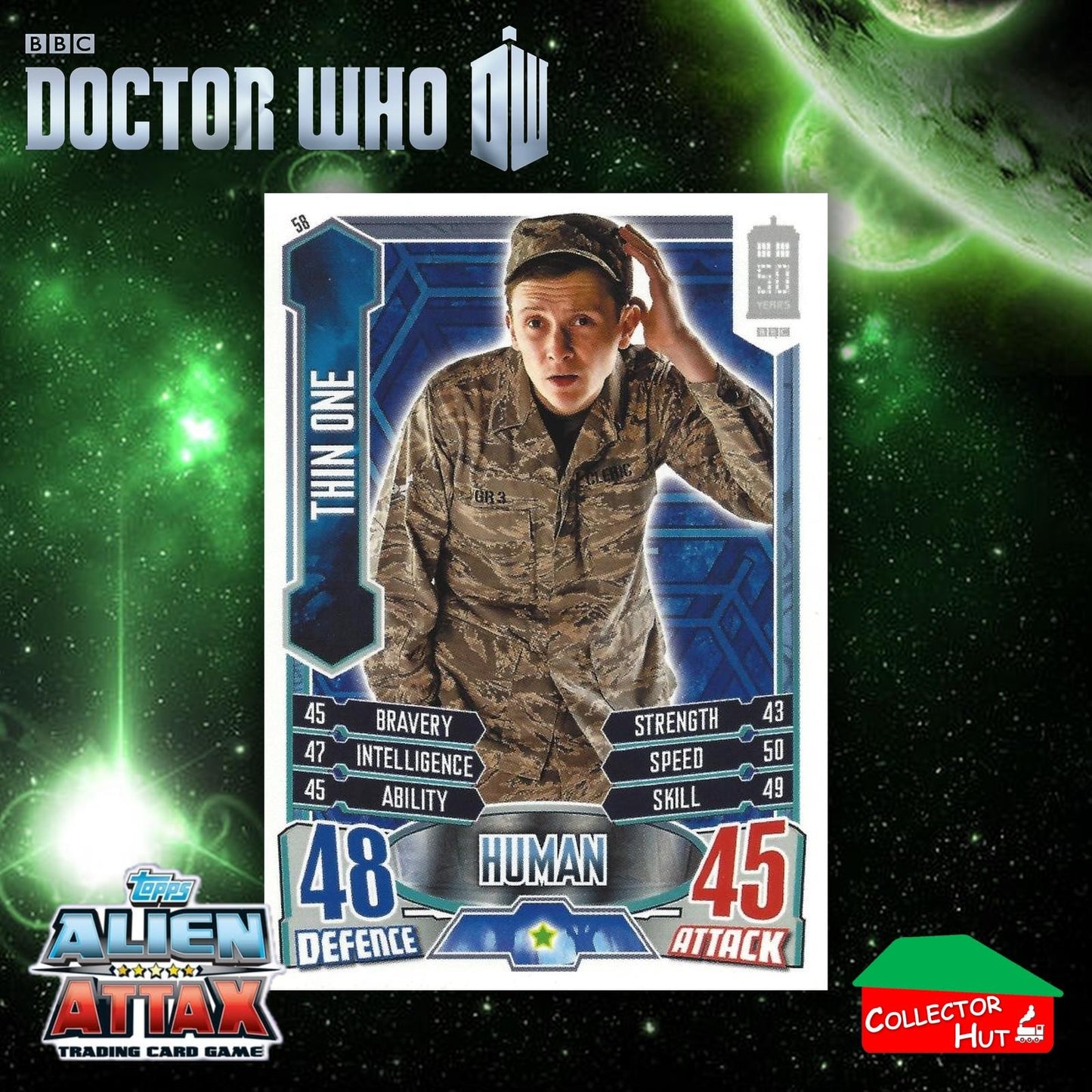 Topps Doctor Who Alien Attax 50th Anniversary Edition Companion Timeless Cards