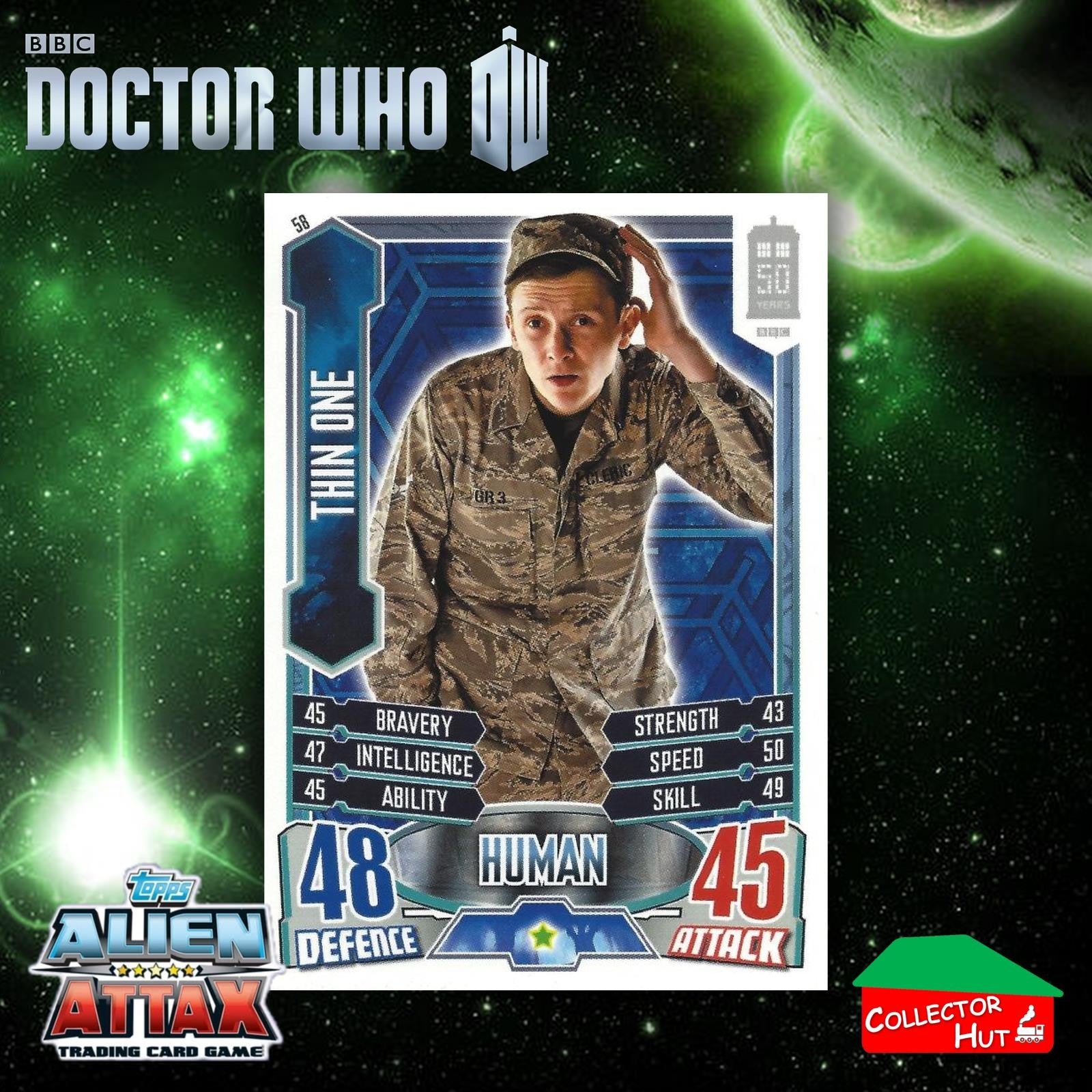 Topps Doctor Who Alien Attax 50th Anniversary Edition Companion Timeless Cards