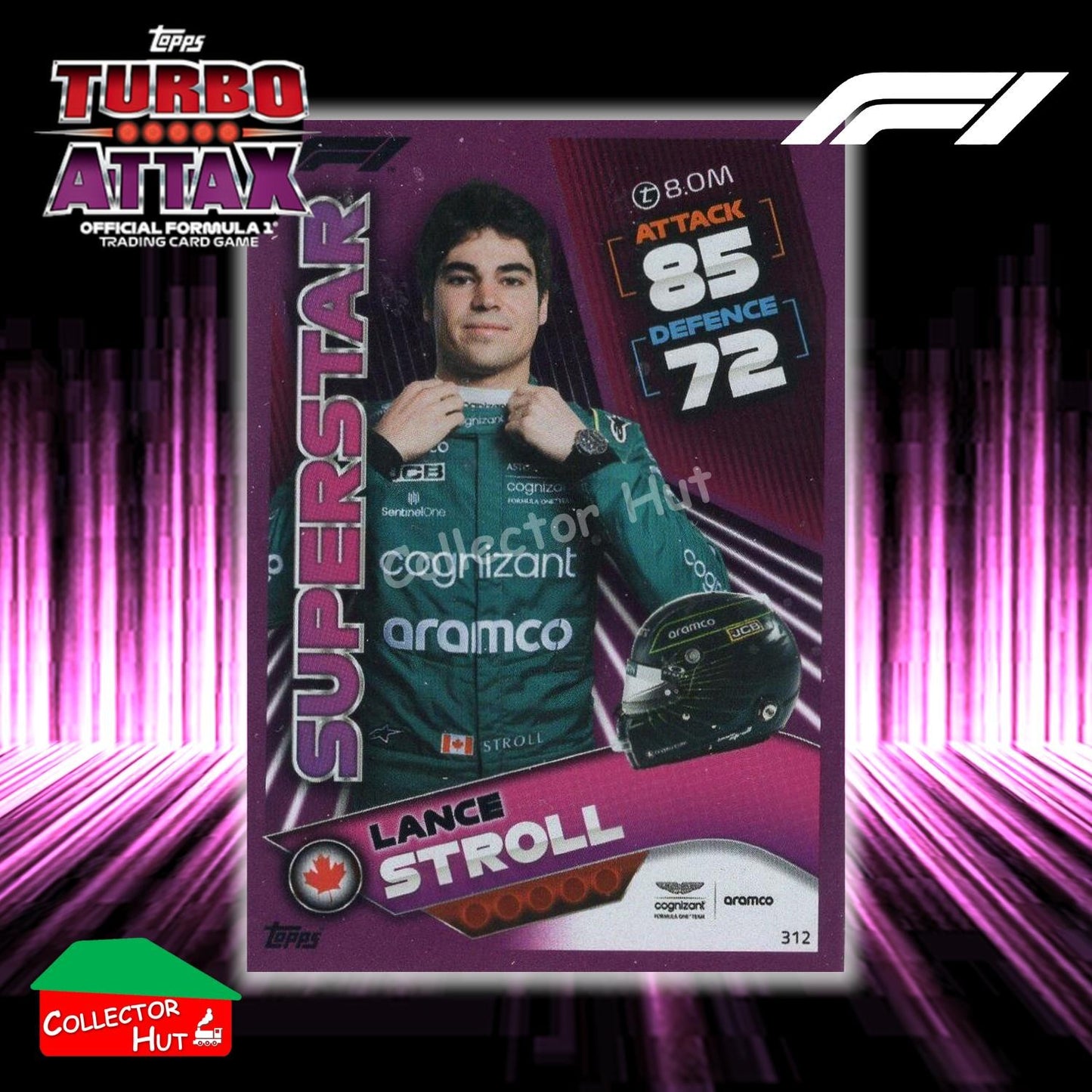 Topps Turbo Attax Formula 1 F1 2022 PINK GREEN RED Parallel Cards