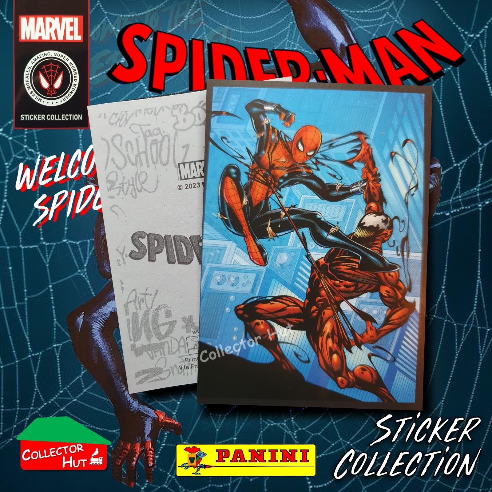 Panini Spider-Man Spider-Verse 2023 Collection Sticker Singles #1-163 & F1-30
