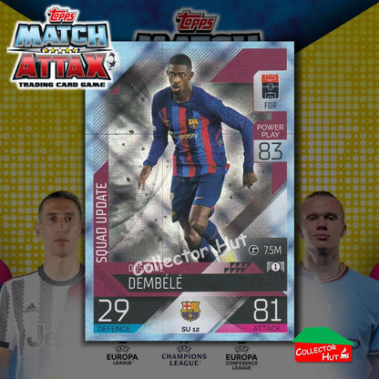 Topps Match Attax Extra 2022/23 Parallel CRYSTAL & EMERALD Cards YOU CHOOSE