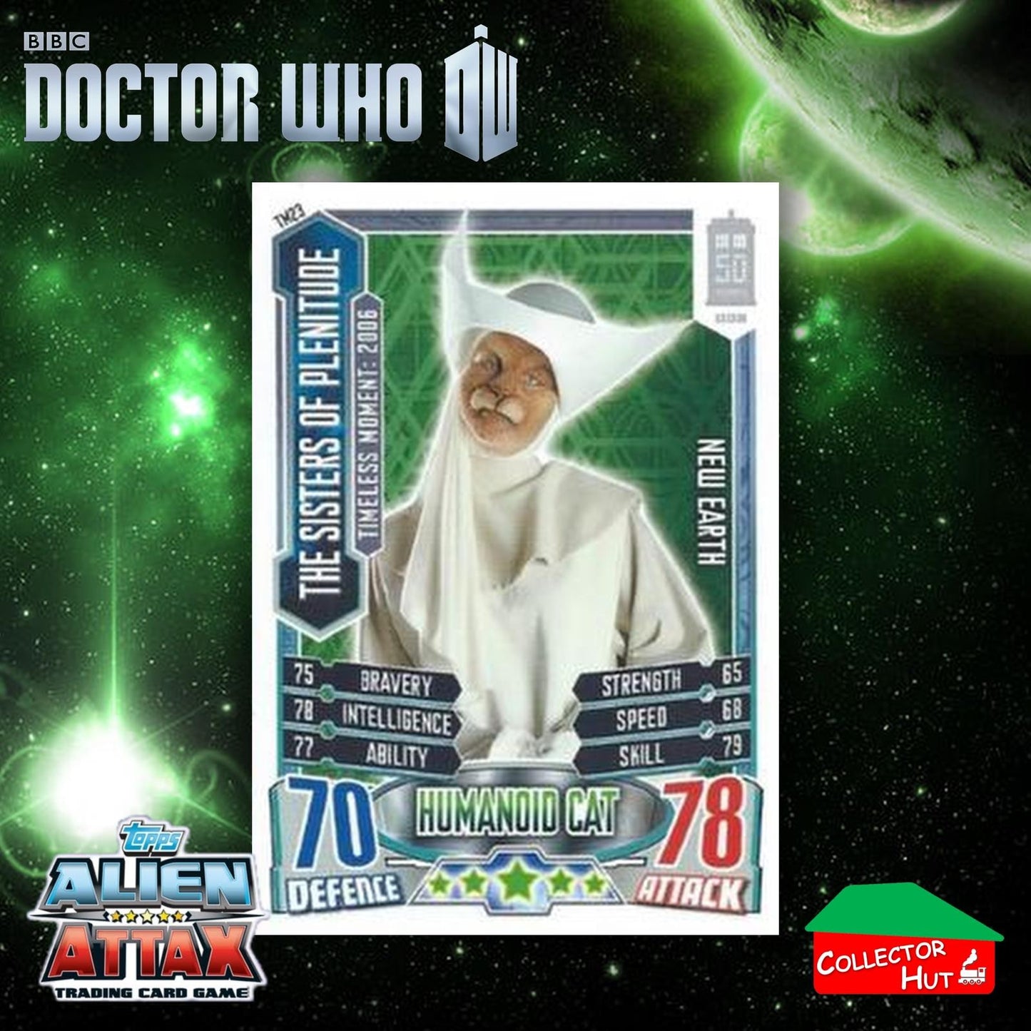 Topps Doctor Who Alien Attax 50th Anniversary Edition Companion Timeless Cards